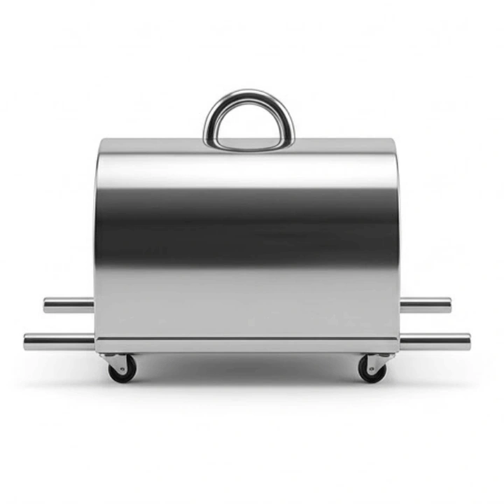 Kotak Infaq Stainless Steel Model Keranda (40x15x25 cm) - Image 2
