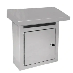 Kotak Surat Stainless Steel Model Topi (27x12x35 cm)