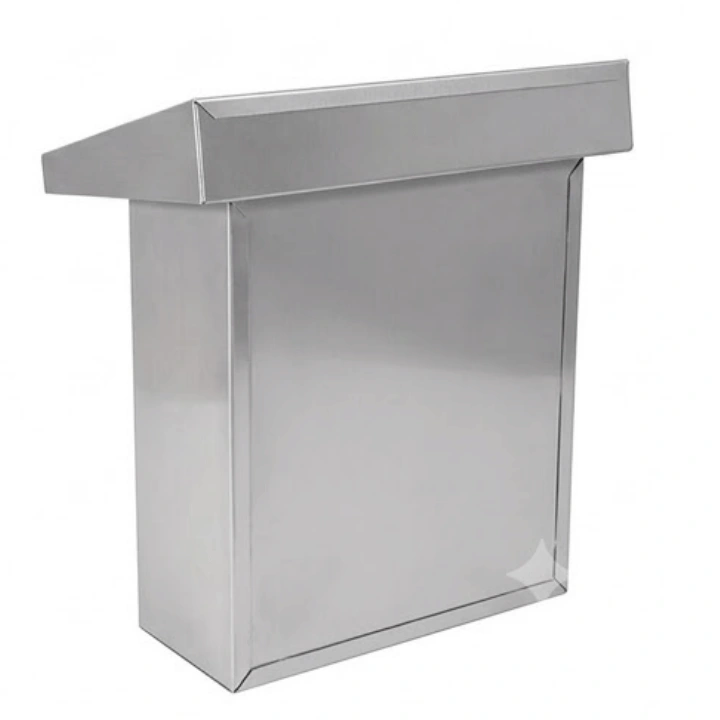 Kotak Surat Stainless Steel Model Topi (27x12x35 cm) - Image 3