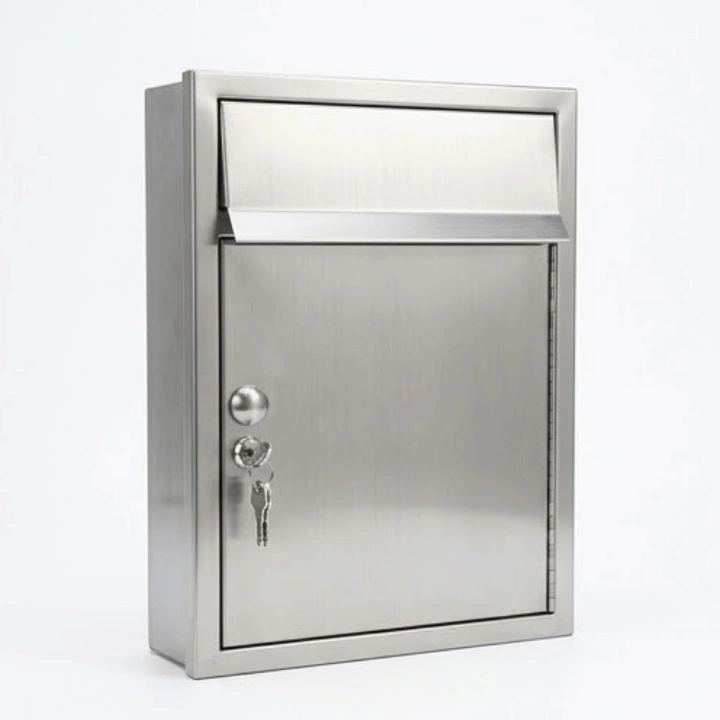 Kotak Surat Stainless Steel Model Swing (35x12x50 cm)