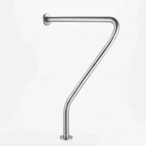 Handrail Stainless Steel Diagonal Floor to Wall (70x85 cm)