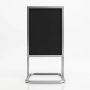 Standing Poster Display A0 Stainless Steel (Tinggi 160 cm)