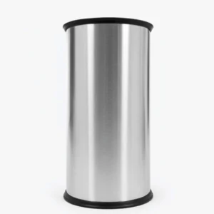 Tempat Payung Bulat Stainless Steel (Tinggi 60 cm) dengan Ember Penampung Air - Stand Payung Kantor & Hotel