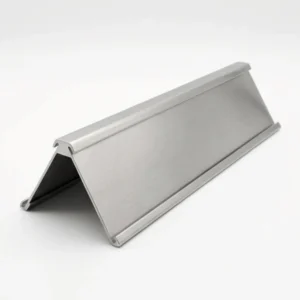 Name Plate Meja Alumunium 2 Sisi (Two Side Name Holder 8 Inch)