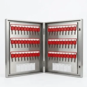 Kotak Kunci Besi Dinding Isi 60 Gantungan (Key Box Storage)