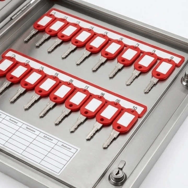Kotak Kunci Besi Dinding Isi 60 Gantungan (Key Box Storage) - Image 2