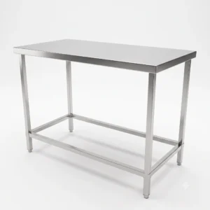 Meja Kerja Stainless Steel 1 Susun / Work Table Stainless Steel (P100 x L60 x T80 cm)